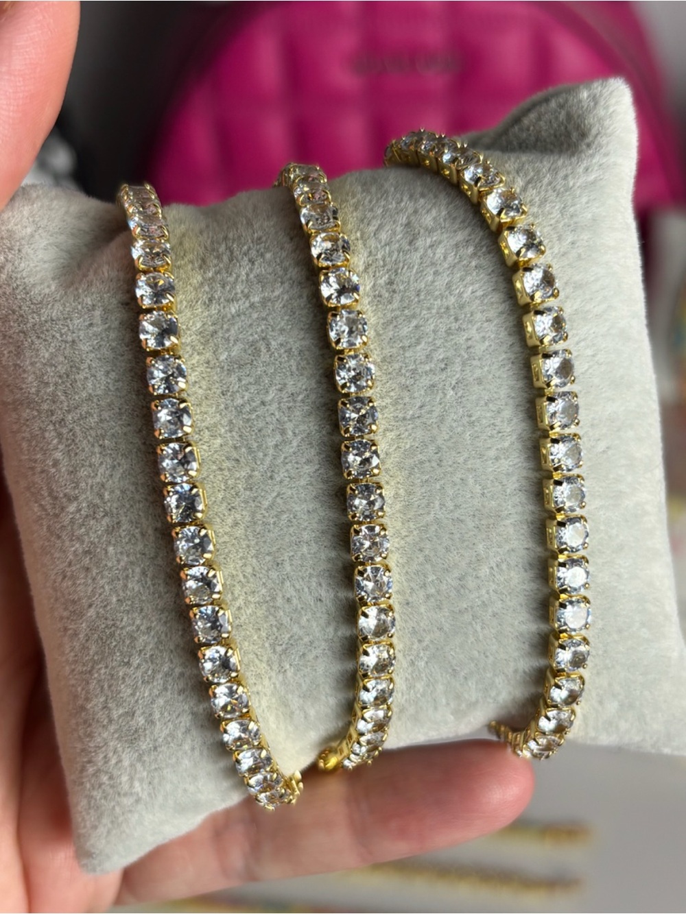 New Gold Filled Tennis Bracelet. Choose which one you want.